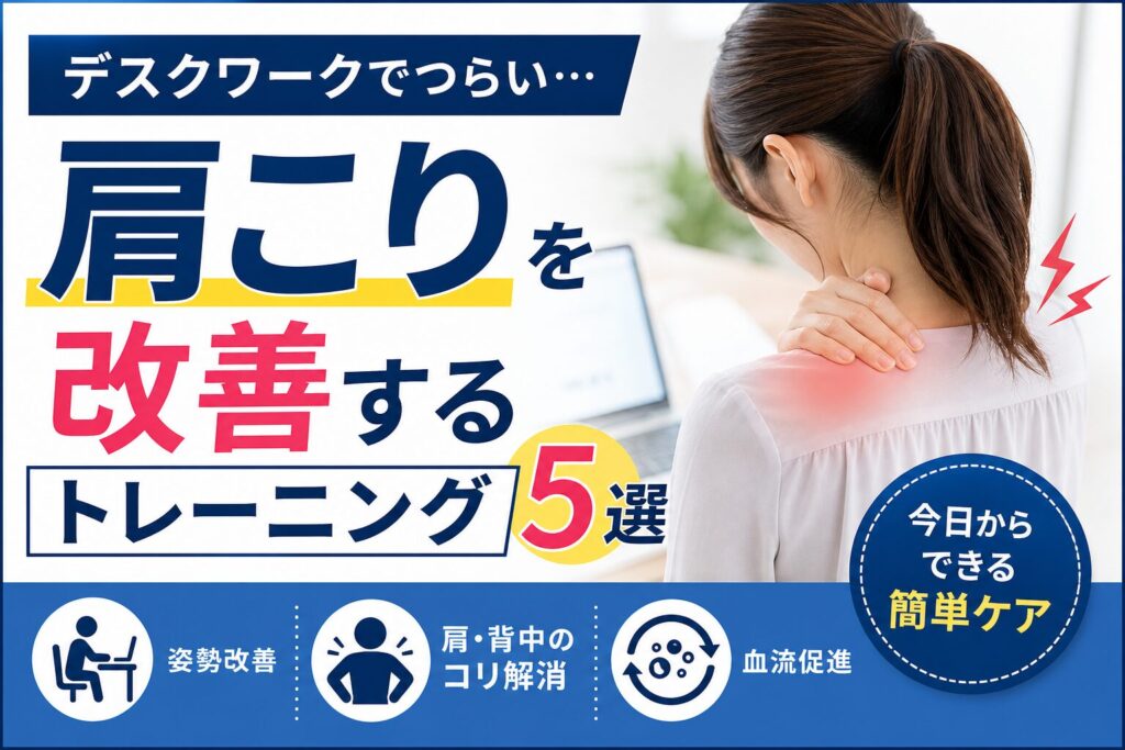肩こり改善トレーニング5選