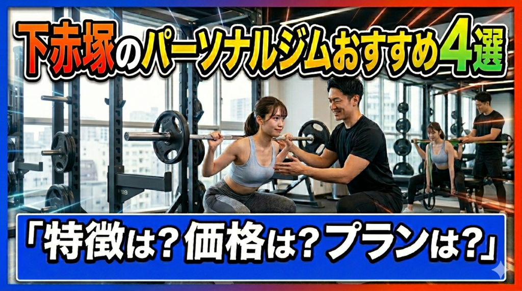 下赤塚のおすすめパーソナルジム4選